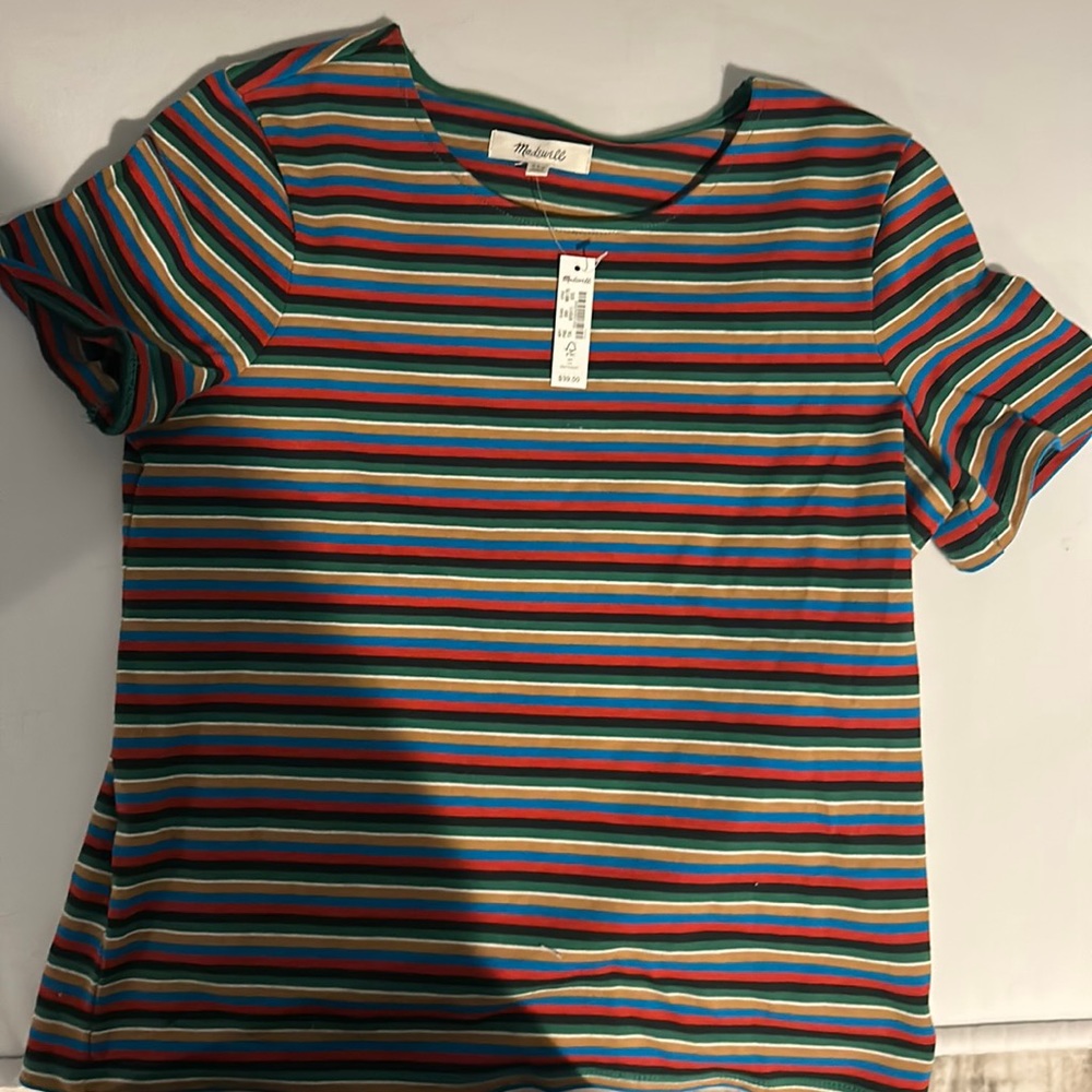 Madewell NEW WITH TAGS multicolored shirt.